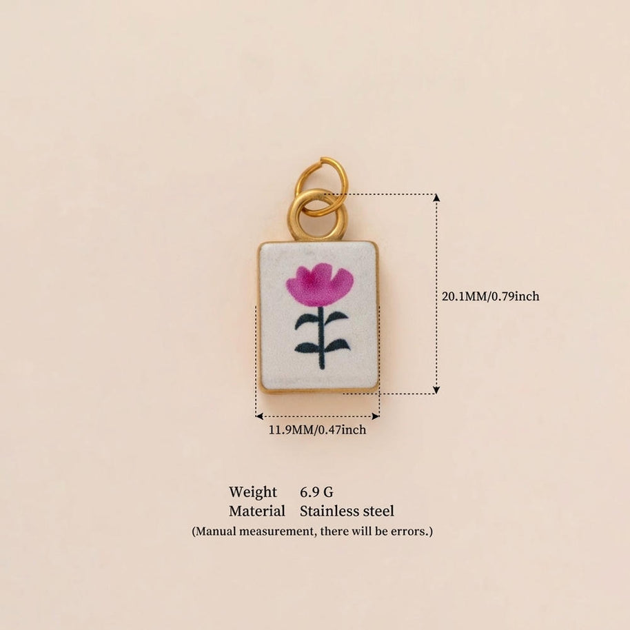 Charm 18K Gold House Print Footwear Decoration JX26041257GK