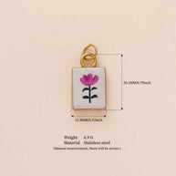 Charm 18K Gold House Print Footwear Decoration JX26041257GK