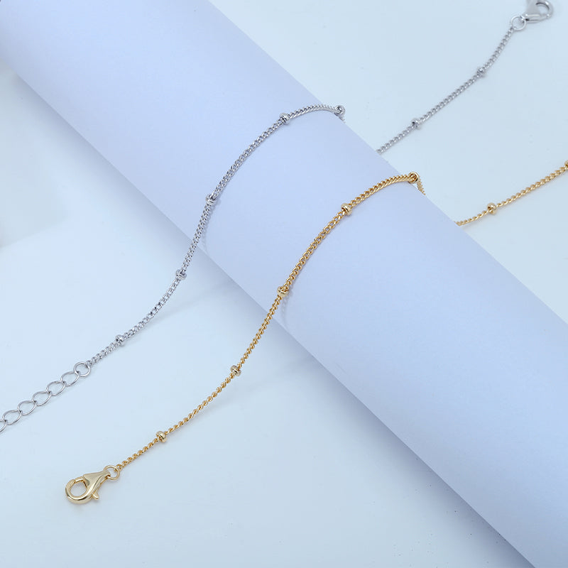 1.5mm Spheres Chain Bracelet