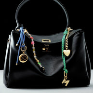 Rope Chain Bag Charm Lucky Horseshoe Smile Accessories