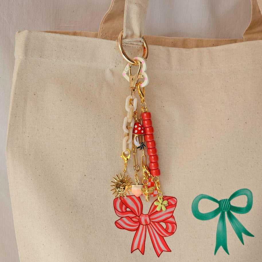 Bee Fruit Keychain Pendants Cute Charms for Bags JX250712Q02