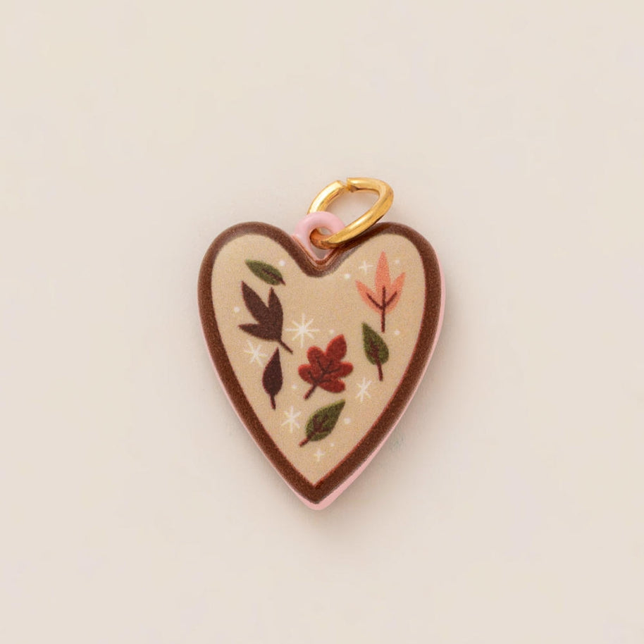 Colorful Pumpkin Bird Enamel Pendant 18K Gold Plated Women