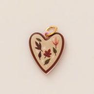 Colorful Pumpkin Bird Enamel Pendant 18K Gold Plated Women
