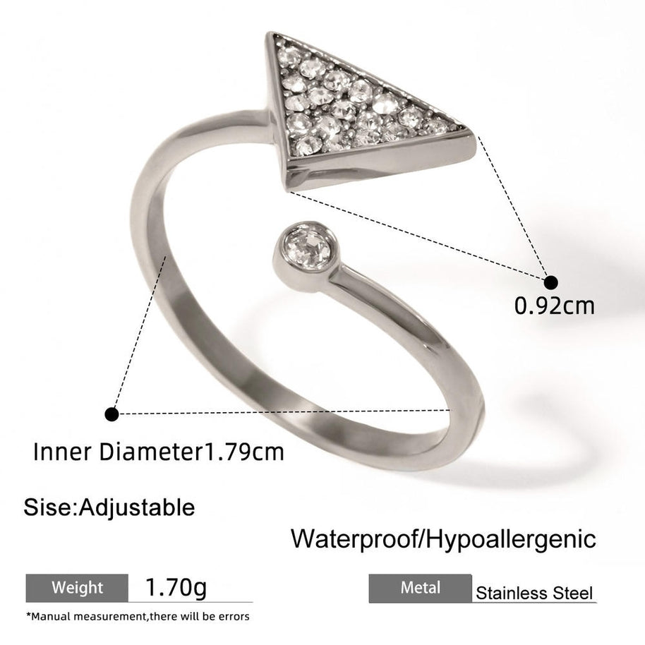 Stainless Steel Ring | Non-Tarnish Luxury | Women's Gift