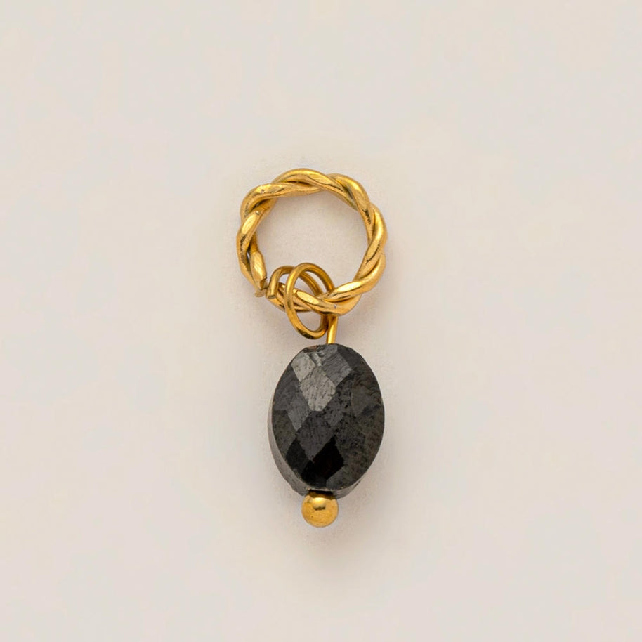 Stainless Steel 12 Month Birthstone Pendant Adjustable Charm