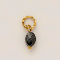 Stainless Steel 12 Month Birthstone Pendant Adjustable Charm