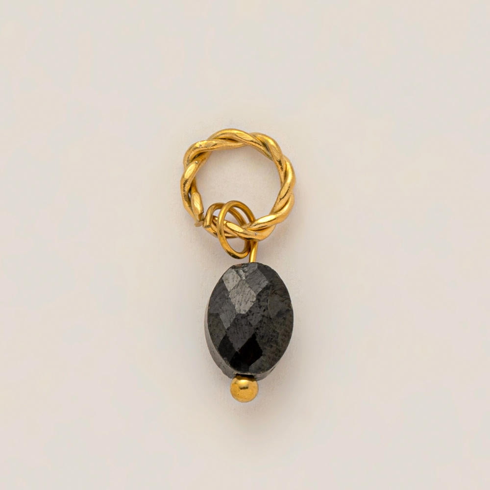 Stainless Steel 12 Month Birthstone Pendant Adjustable Charm