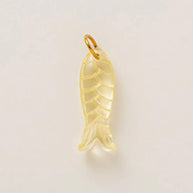 Ocean Series Print Pendant Steel 18K Gold Plated DIY