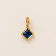 Multi Shape 12 Birthstones Pendant Gold Plated DIY JX061404M
