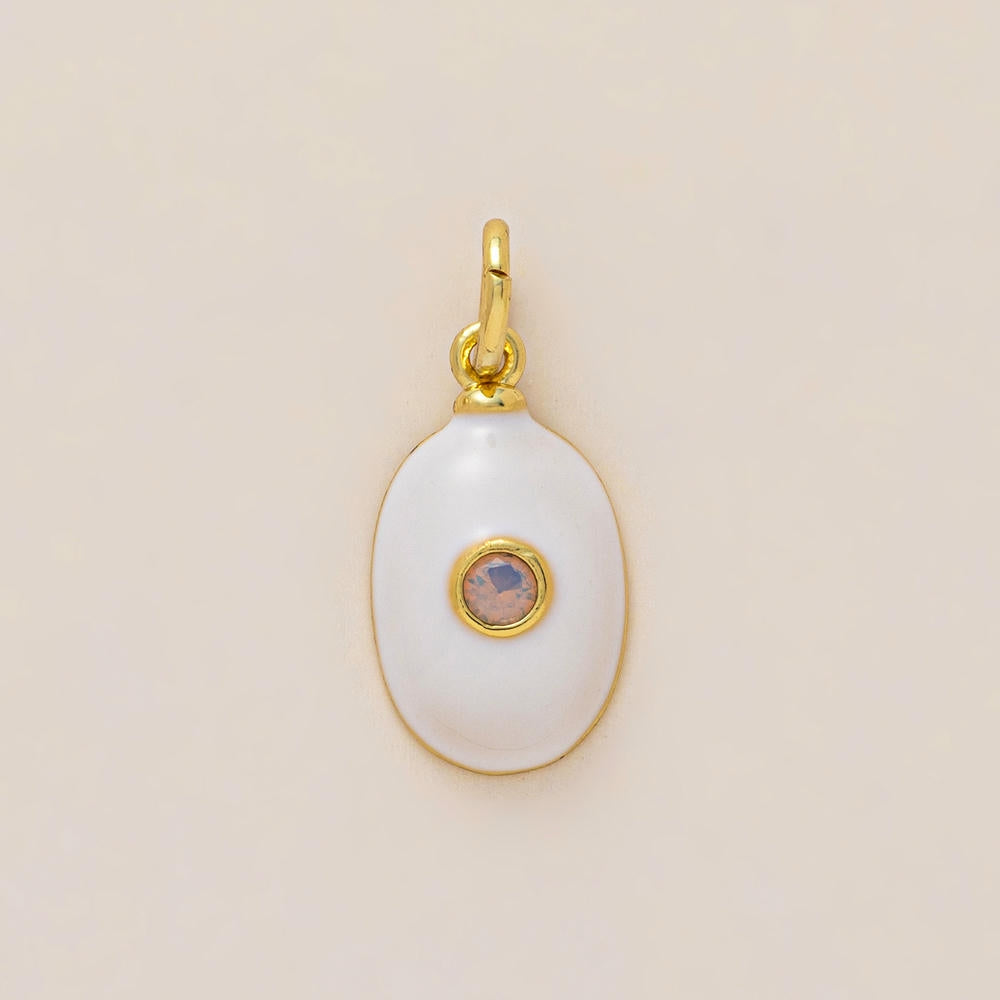 Colorful 12 Birthstones Zircon Charm Round Square DIY