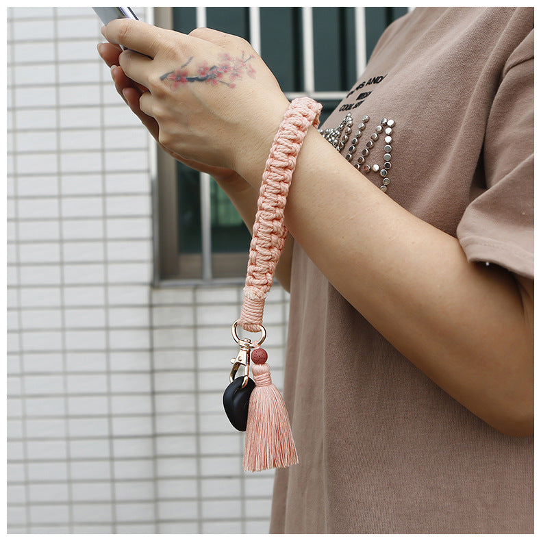 Boho String Handmade Woven Tassel Fashion Keychain Charm