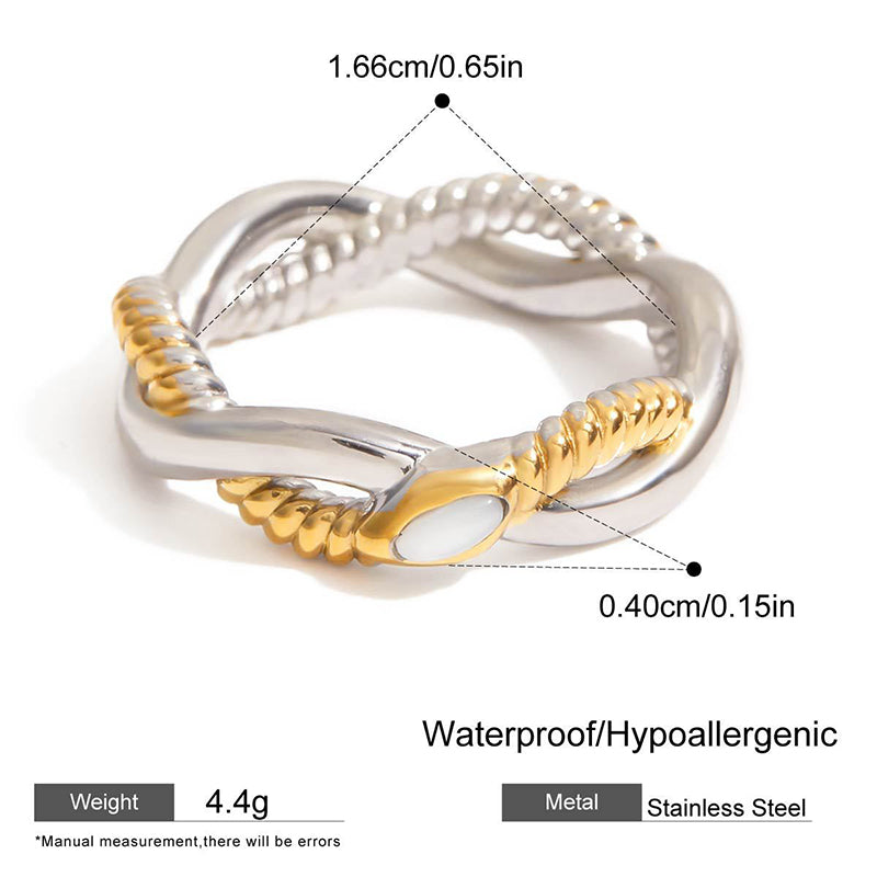 Twisted Snake Ring