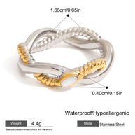 Twisted Snake Ring