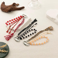 Summer Fashion Beading Keychain Bag Charm Pendant JX251604U