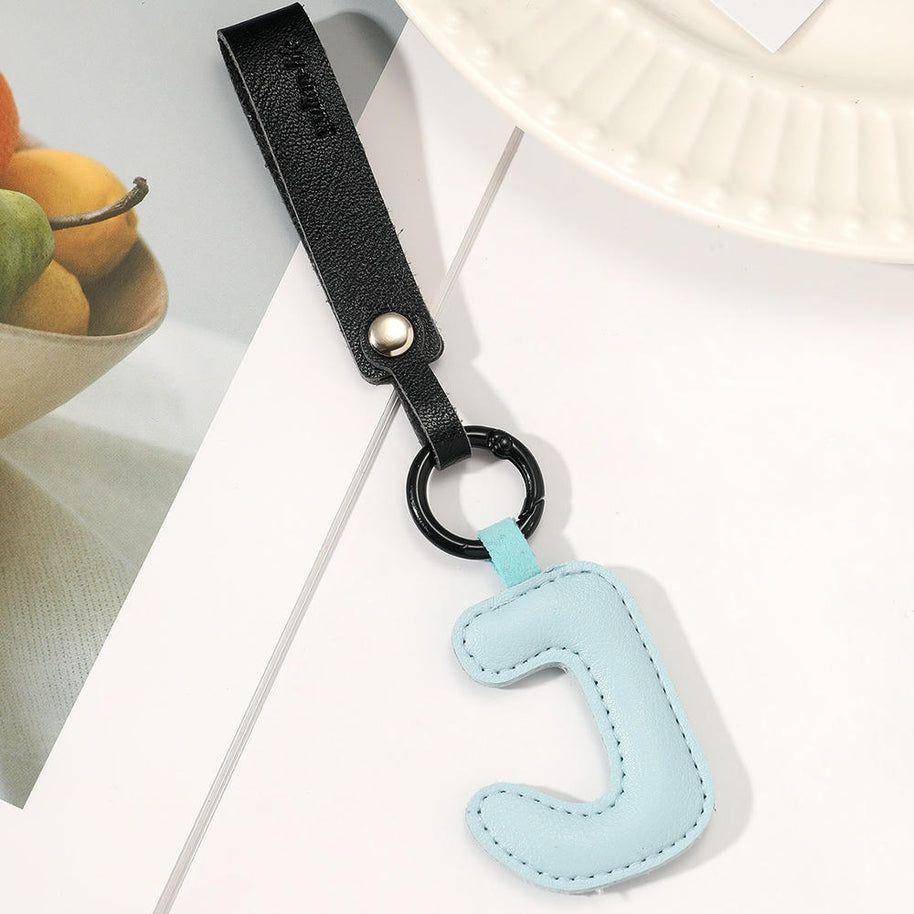 Letter Keychain | Leather Alphabet Pendant | Amazon Gift