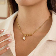 Artisan Zircon Necklace | Unique Fade-Resistant Steel Choker