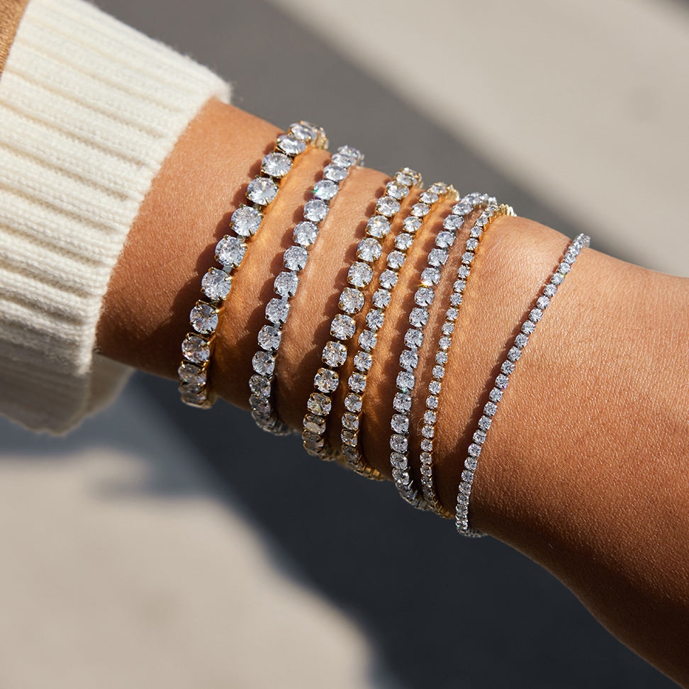 Tennis Bracelet | Zircon Luxury | Stainless Steel Women's