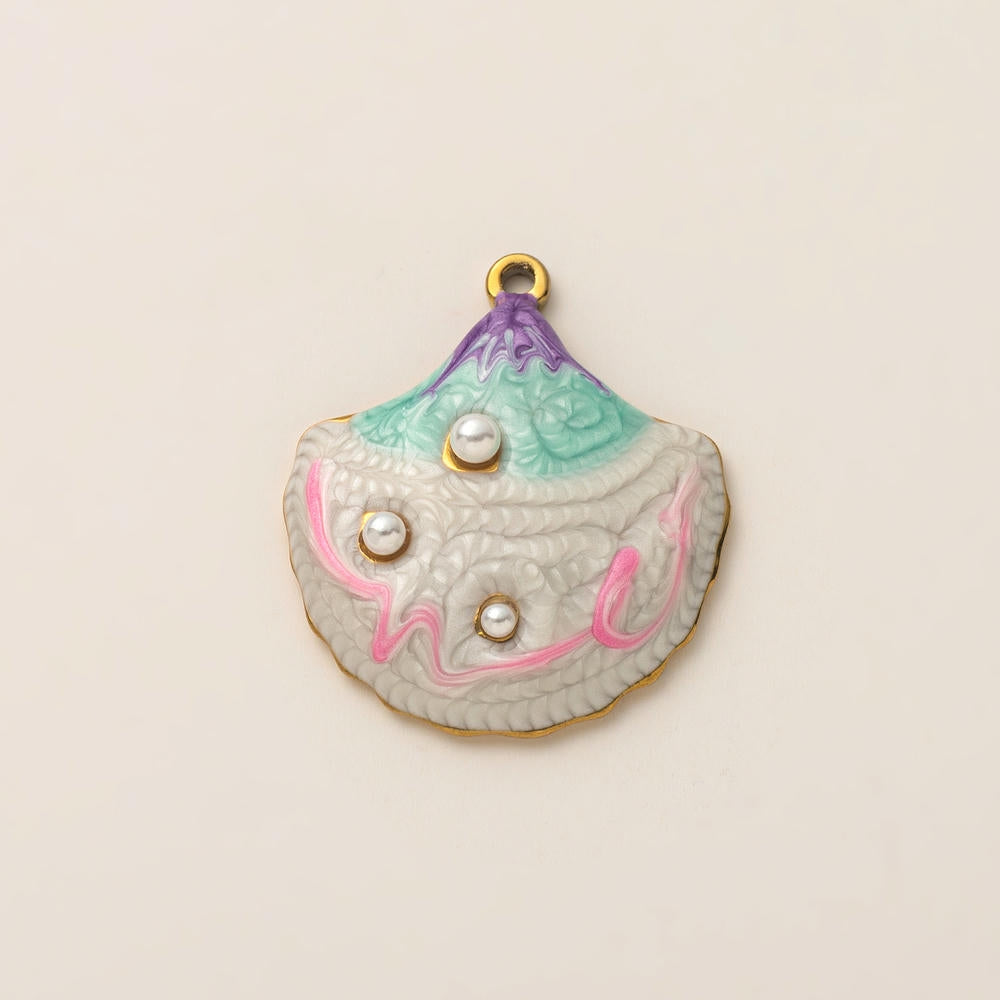 Fashion Ocean Animal Pendant Steel 18K Gold Plated JX252504GK