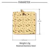 Cross Pig Nose Pendant | Stainless Steel Gothic Charm