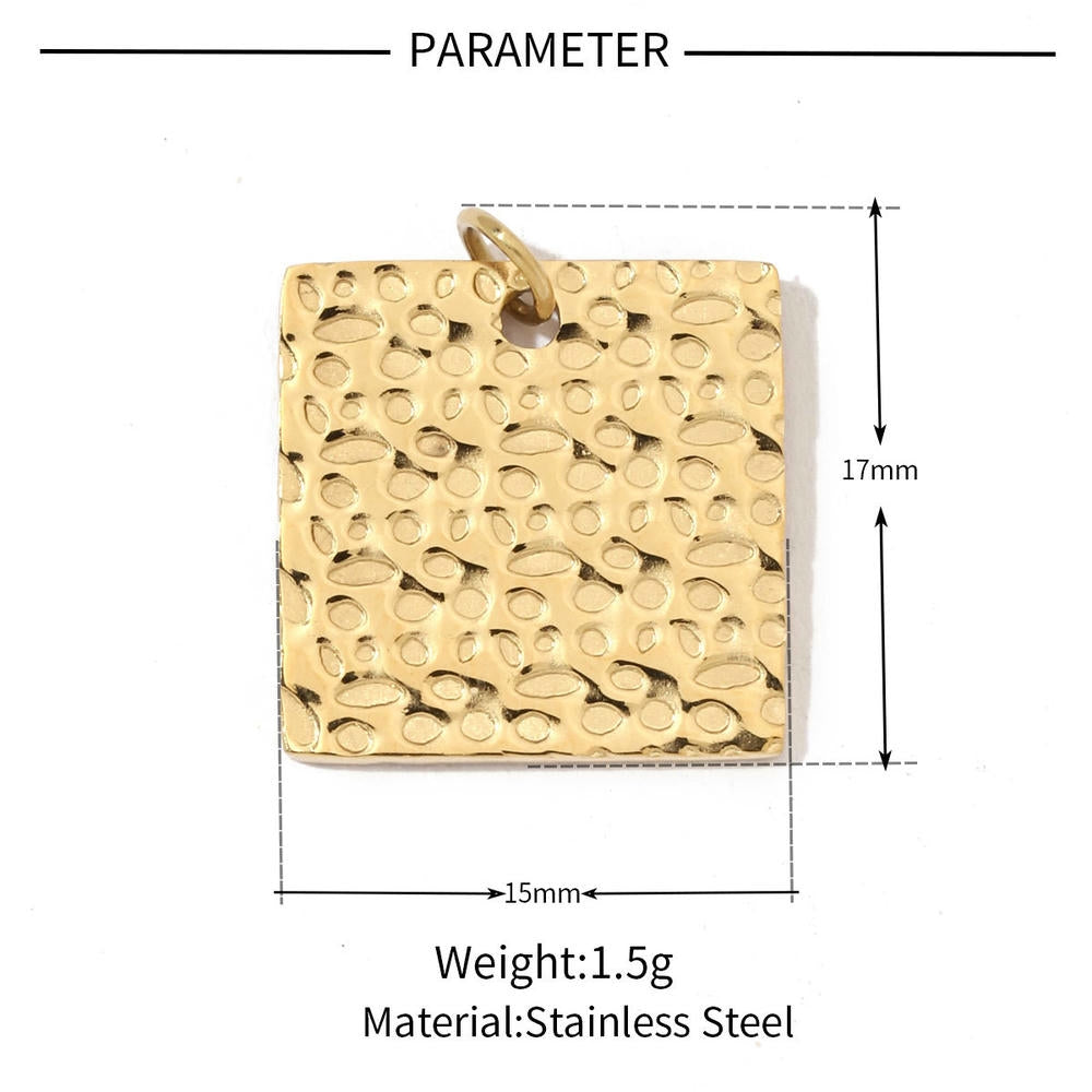 Cross Pig Nose Pendant | Stainless Steel Gothic Charm