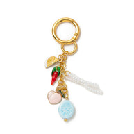 Cute Ladybug Fruit Bag Charms DIY Keychain Accessories