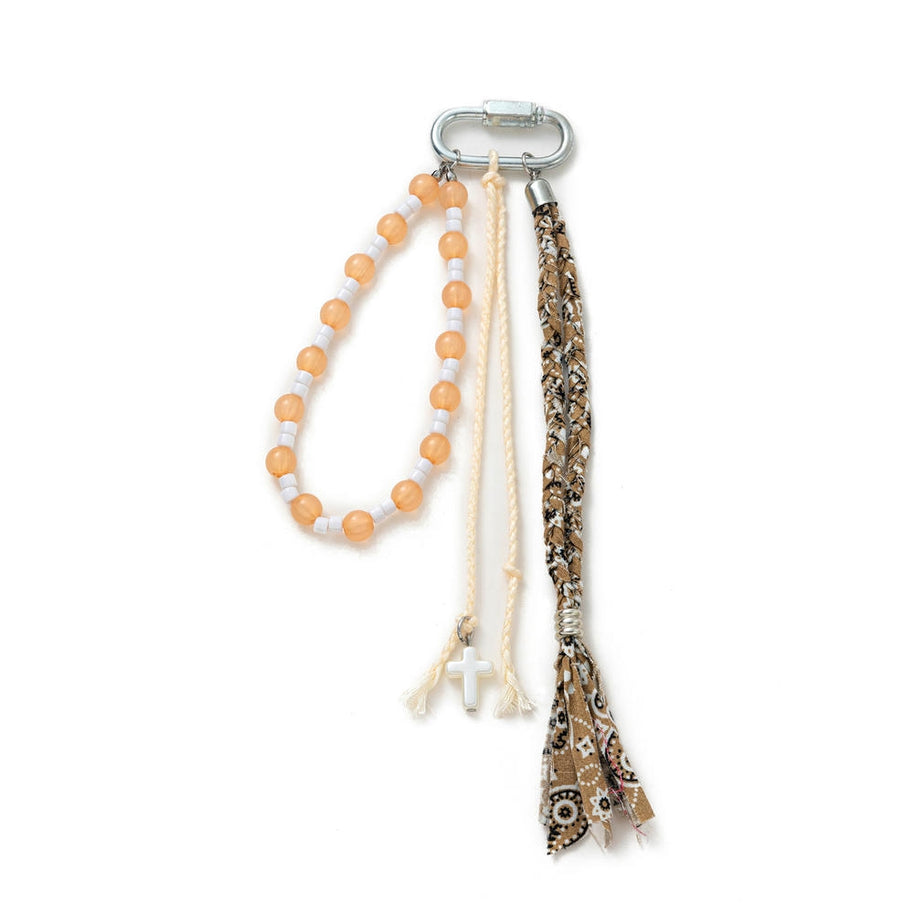 Summer Fashion Beading Keychain Bag Charm Pendant JX251604U