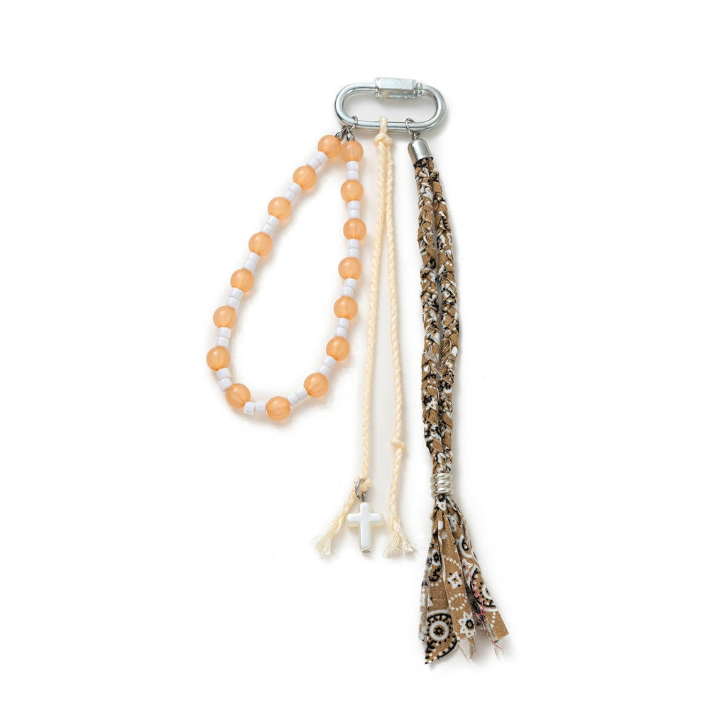 Summer Fashion Beading Keychain Bag Charm Pendant JX251604U