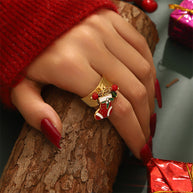 11 Style Christmas Ring JXQ09962-JXQ09972