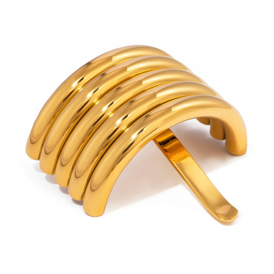 U Shape Hair Comb Stainless Steel Fork JXHW2407007
