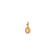 Adjustable Chain 12 Birthstones Pendant 18K Gold JX010405GK
