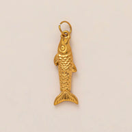 18K Gold Shoe Charm Stainless Steel DIY JX26041237GK