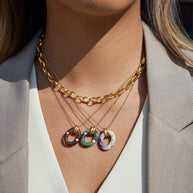 Original Resin Necklace | 18K Gold Plated Fade-Resistant