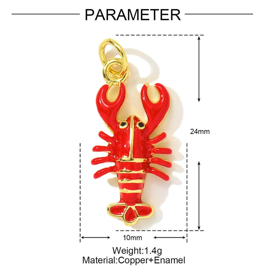 Butterfly Seahorse Pendant | Ocean Life Enamel Charm