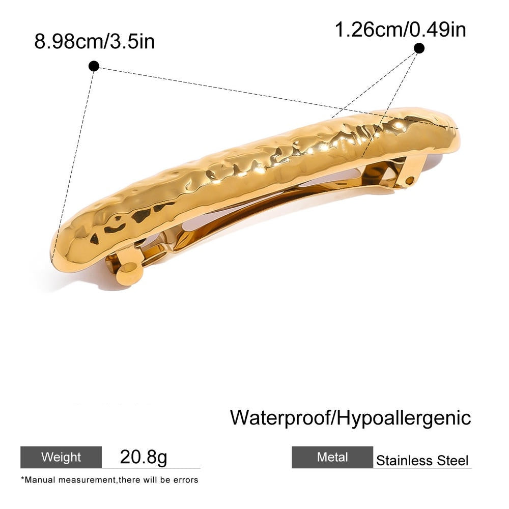 Spring Hair Clip Stainless Steel Barrette JXH2408004