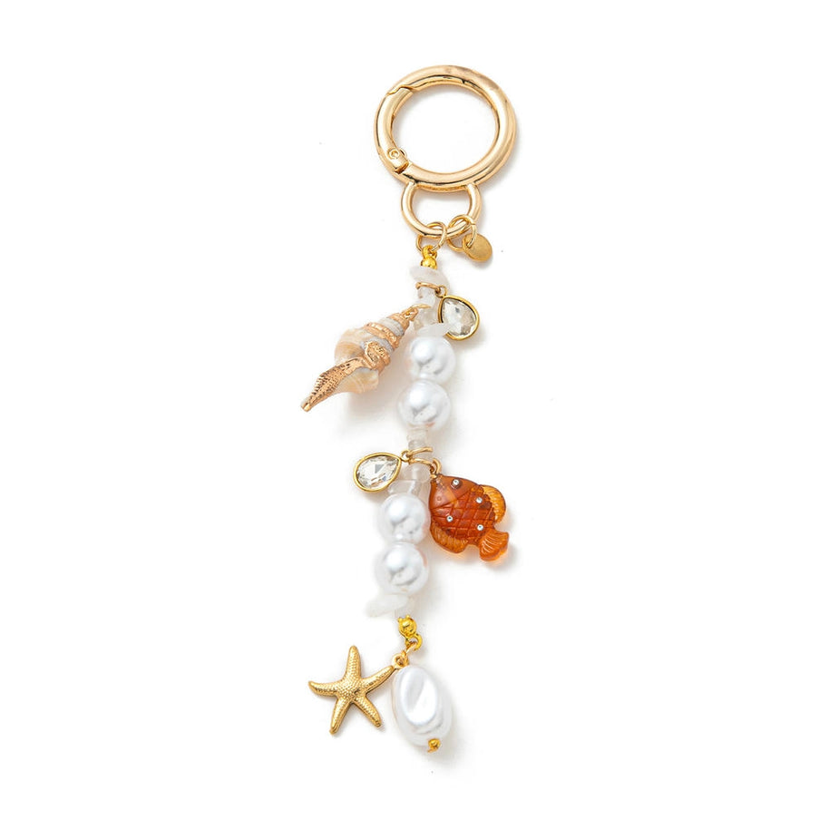 Summer Ocean Boho Beaded Bag Charm Perfect Gift Idea JX252332S