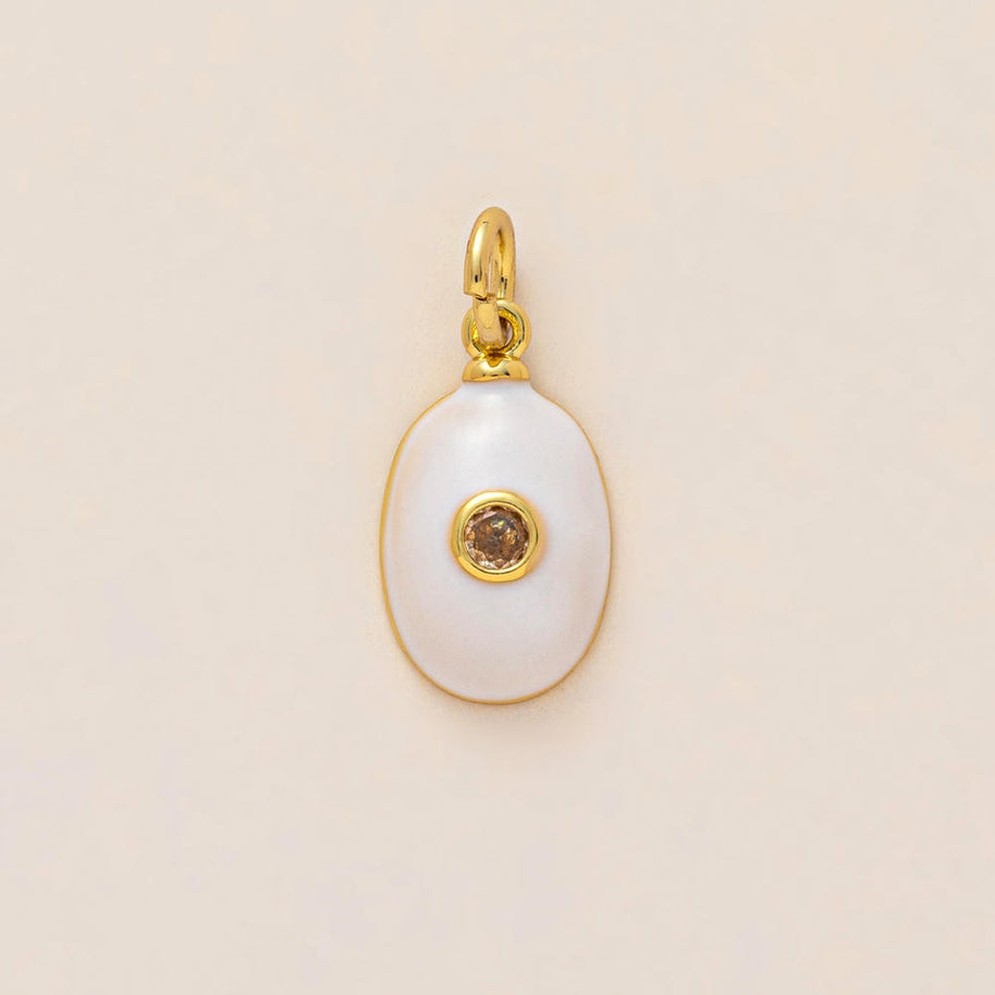 Colorful 12 Birthstones Zircon Charm Round Square DIY