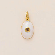 Colorful 12 Birthstones Zircon Charm Round Square DIY