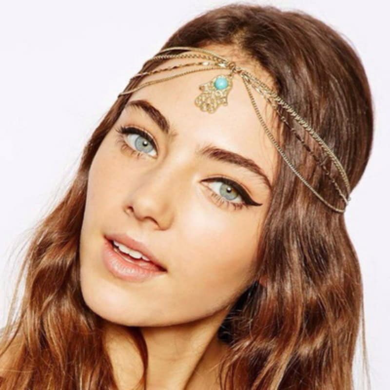 Bohemian Retro Tassels Hair Chain JSQFS0055