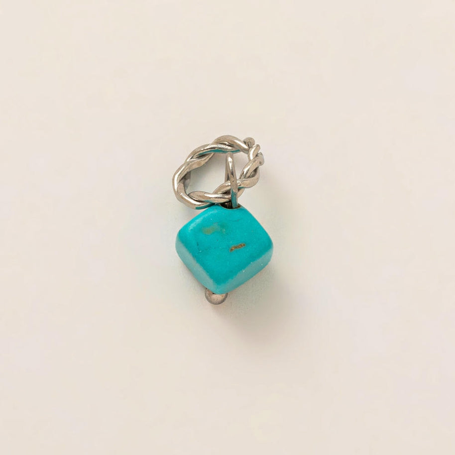 Stainless Steel 12 Month Birthstone Pendant Adjustable Charm