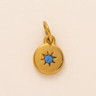 European 12 Months Birthstone Sun Zircon Pendant JX24110506M