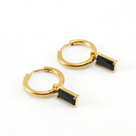 Zircon Hoop Earring
