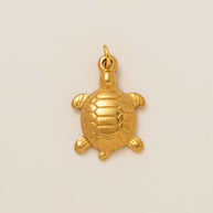 Fashion Simple Ocean Beach Pendant Steel 18K Gold Plated