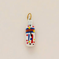 Colorful Food Print Fashion Shoe Jewel 18K Gold JX26041262GK
