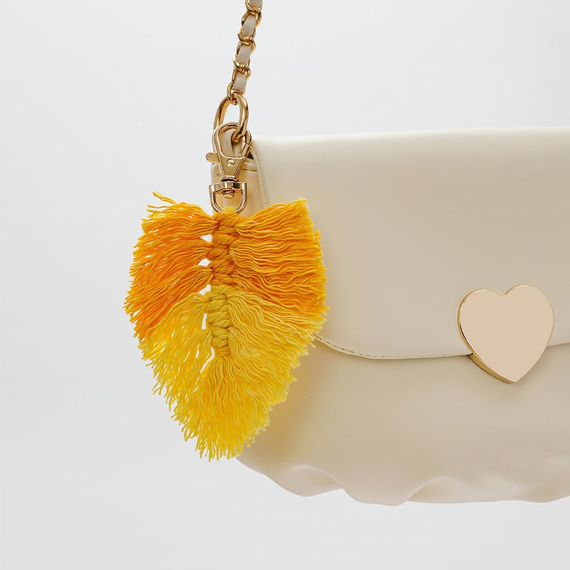 Cotton Boho Tassel Keychain Charm National Style Fashion Gift