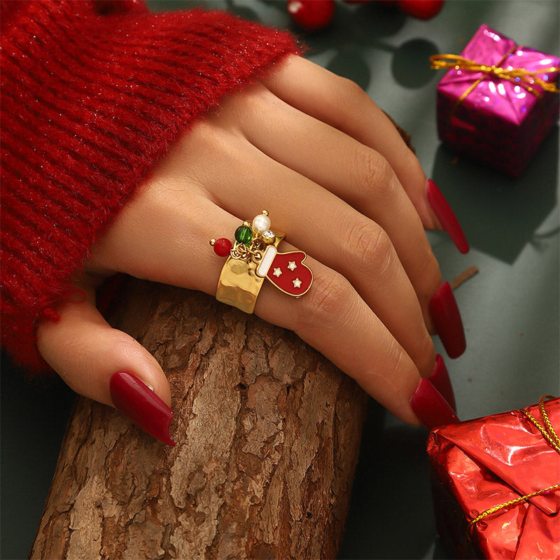 11 Style Christmas Ring JXQ09962-JXQ09972