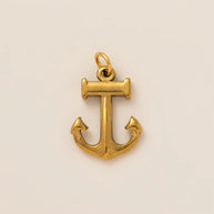 DIY Sea Creatures Pendant Steel 18K Gold Plated Women