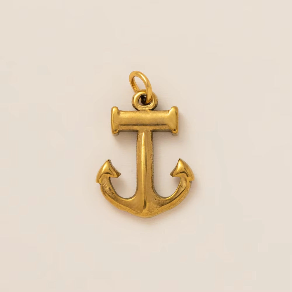 DIY Sea Creatures Pendant Steel 18K Gold Plated Women