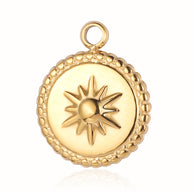 Sun Moon Pendant | Bohemian Star Charm Festival Jewelry