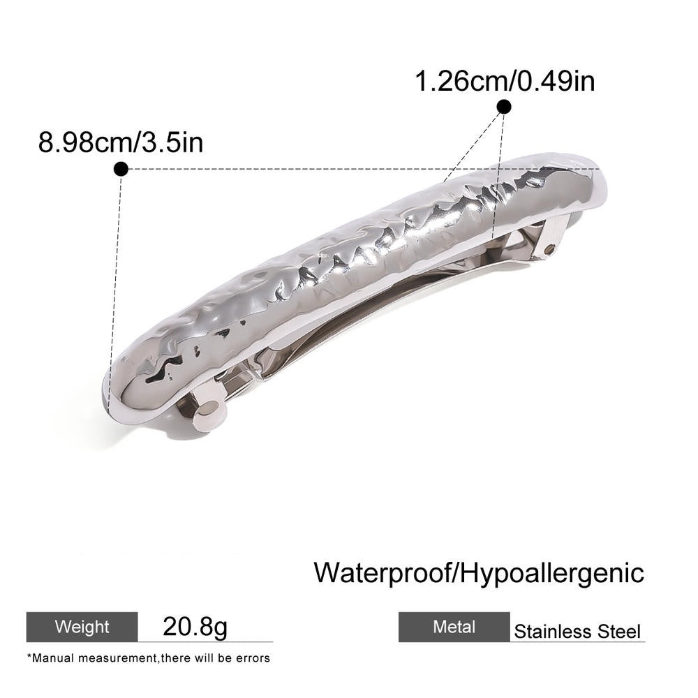 Spring Hair Clip Stainless Steel Barrette JXH2408004