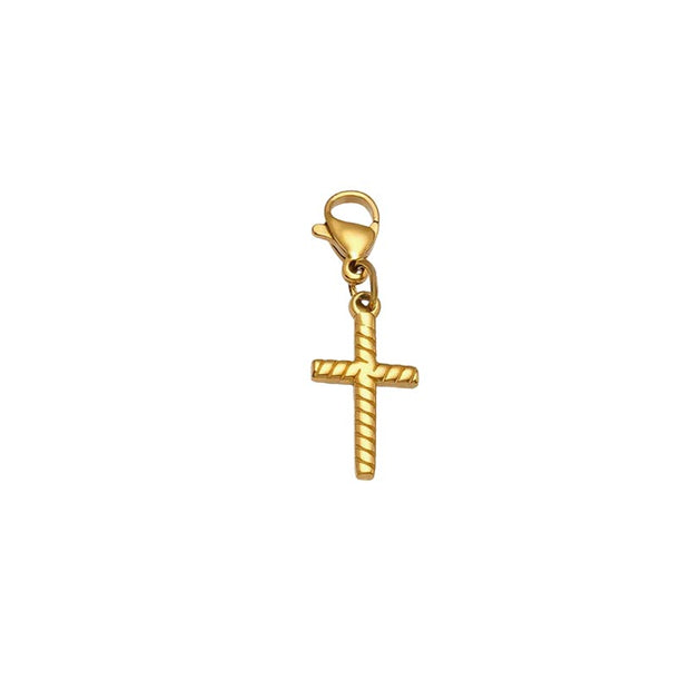 Stainless Steel Cross Charm